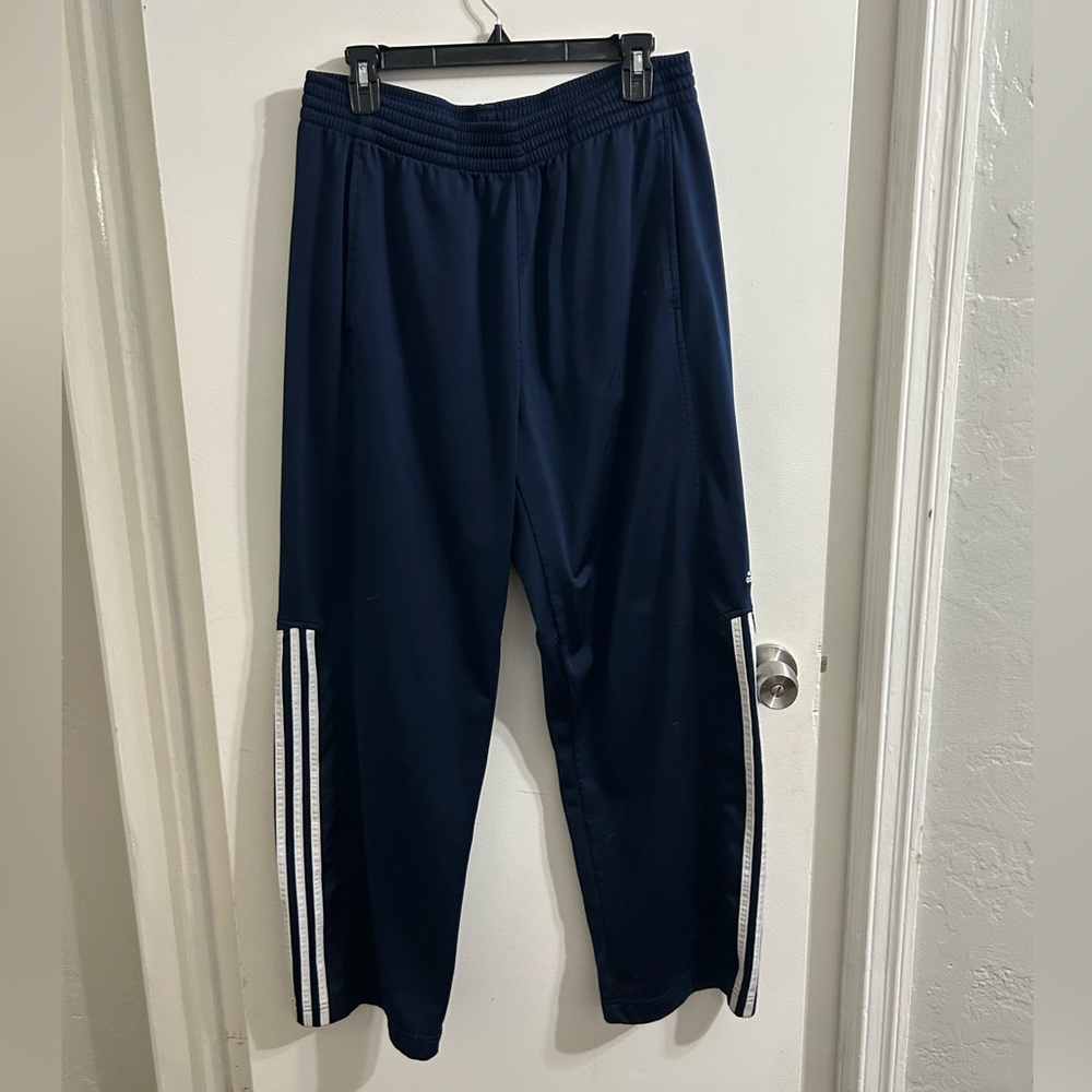 Adidas Blue Running Track Joggers Men Sweatpants